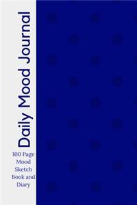 Daily Mood Journal - 100 Page Mood Sketch Book and Diary