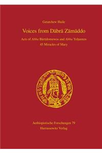 Voices from Dabra Zamaddo