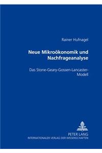 Neue Mikrooekonomik Und Nachfrageanalyse