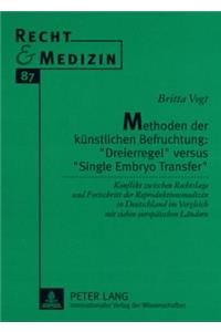 Methoden Der Kuenstlichen Befruchtung: «Dreierregel» Versus «Single Embryo Transfer»