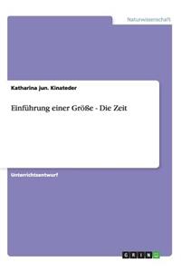 Einführung einer Größe - Die Zeit