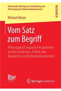 Vom Satz zum Begriff