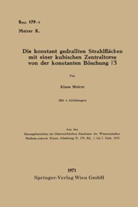 Die konstant gedrallten Strahlflächen mit einer kubischen Zentraltorse von der konstanten Böschung √3