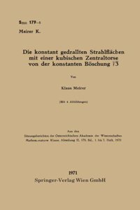 konstant gedrallten Strahlflächen mit einer kubischen Zentraltorse von der konstanten Böschung √3