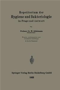 Repetitorium Der Hygiene Und Bakteriologie in Frage Und Antwort