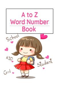 A to Z Word Number Book