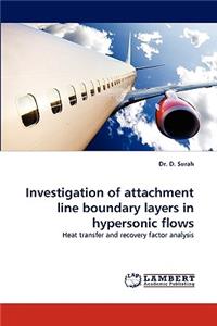 Investigation of Attachment Line Boundary Layers in Hypersonic Flows