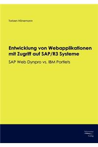 Entwicklung von Webapplikationen mit Zugriff auf SAP/R3 Systeme