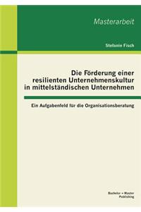 Förderung einer resilienten Unternehmenskultur in mittelständischen Unternehmen