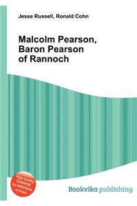 Malcolm Pearson, Baron Pearson of Rannoch