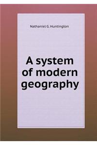 A System of Modern Geography