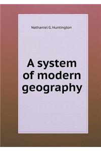 A system of modern geography