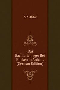 .Das Bacillarienlager Bei Klieken in Anhalt. (German Edition)