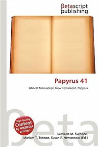 Papyrus 41