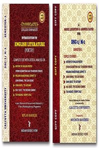 NEP DSE-1/M1, Semester-1, CU | Introduction to English Literature (Poetry) | Chandelier's English Companion By Biplab Banerjee [By 1 Get 1 Gift Copy]