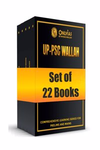 PWONLYIAS UP-PSC Wallah Combo Set of 22 Books For Civil Services Exam 2024 English Edition | Comprehensive Learning Series For Prelims and Mains