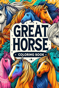 Great Horses Coloring Book