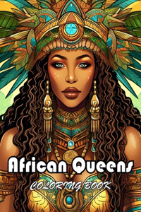 African Queens Coloring Book