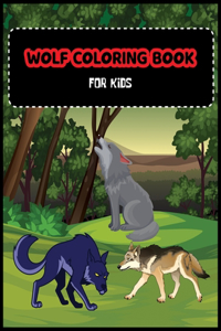 Wolf Coloring Book For Kids