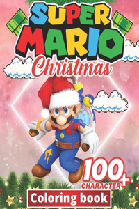 Super mario Christmas Coloring Book