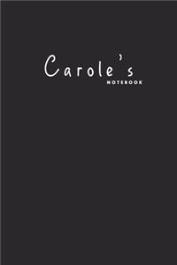 Carole's notebook