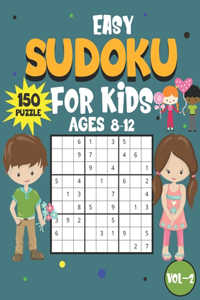 Easy Sudoku for Kids Ages 8-12