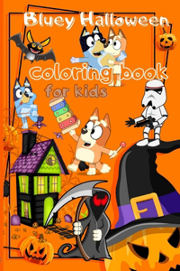 Bluey Halloween Coloring Book For Kids