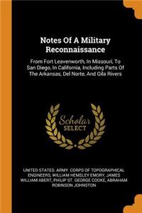 Notes of a Military Reconnaissance