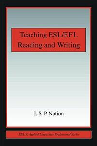 Teaching Esl/Efl Reading and Writing