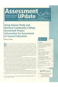 Assessment Update Volume 19, Number 5, September-october 2007