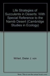 Life Strategies of Succulents in Deserts