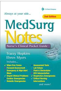 MedSurg Notes: Nurse's Clinical Pocket Guide