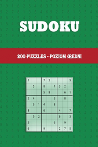 Sudoku 200 PUZZLES - poziom średni