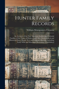 Hunter Family Records
