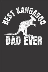 Notebook: Kangaroo Dad Fathers Day Gift Australia Dot Grid 6x9 120 Pages