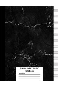 Blank Sheet Music Notebook