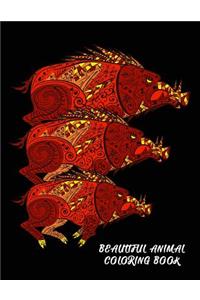 Beautiful Animal Coloring Book
