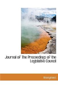 Journal of the Proceedings of the Legislative Council