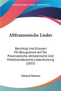 Altfranzosische Lieder