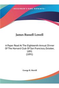 James Russell Lowell