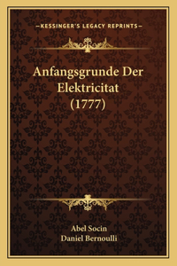 Anfangsgrunde Der Elektricitat (1777)