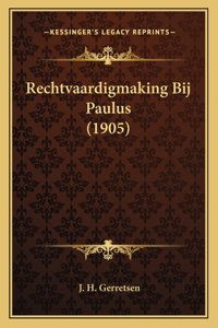 Rechtvaardigmaking Bij Paulus (1905)