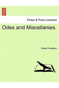 Odes and Miscellanies.