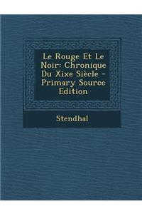 Le Rouge Et Le Noir