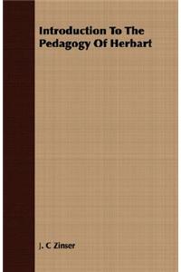 Introduction to the Pedagogy of Herbart