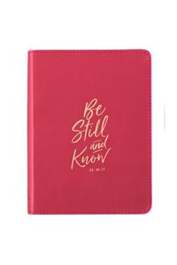 Journal Lux-Leather Flexcover Be Still and Know