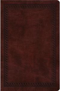 ESV Compact Bible (Trutone, Mahogany, Border Design)