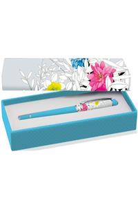 Modern Floral Roller Ball Pen with Gift Box (Rollerball Pen)