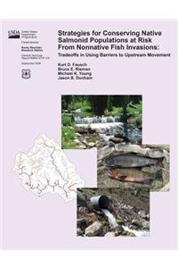 Strategies for Conserving Native Salmonid Populations at Risk From Nonnative Fish Invasions