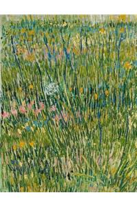 Patch of Grass, Vincent Van Gogh. Ruled Journal: 150 Lined / Ruled Pages, 8,5x11 Inch (21.59 X 27.94 CM) Laminated: 150 Lined / Ruled Pages, 8,5x11 Inch (21.59 X 27.94 CM) Laminated